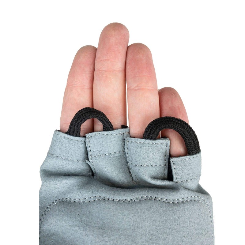 Globaleather Gel Pad Lite Wheelchair Gloves - Silver (Small) -