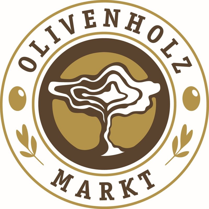 Salad Servers Olive Wood Wide Handle with Antibacterial Effect, Extra