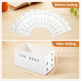 Bakbania 50 Pack Sandwich Take Out Boxes Paper Sandwich Boxes Take Out Food Containers Sandwich Packaging Boxes for Toast, Donuts, Sandwiches