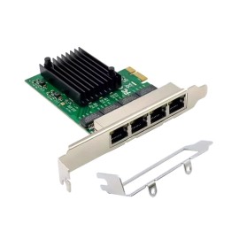 Other: see item description 4 Ports RJ45 Gigabit Ethernet PCI-E X1 Network Adapter Card VLAN Server NIC
