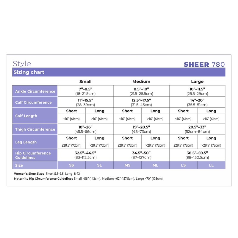 SIGVARIS Women’s Style Sheer 780 Closed Toe Thigh-Highs w/Grip Top