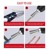 Katerk Upgraded 3pc Fast Wire Twister Tool for Drill, Electrical