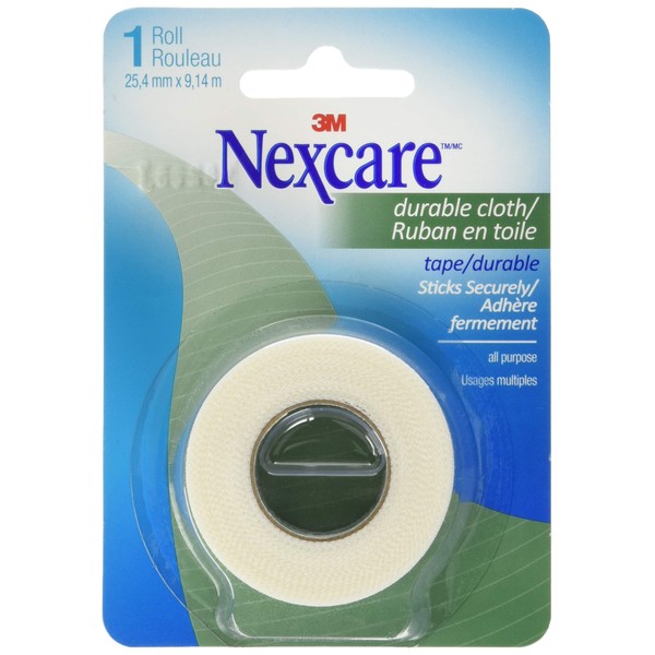 Nexcare Durable Cloth Tape 1 Inch 10 Yards