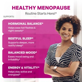 Sandhu's Complete Menopause Support Supplement For Women | With Ashwagandha, Black Coh...
