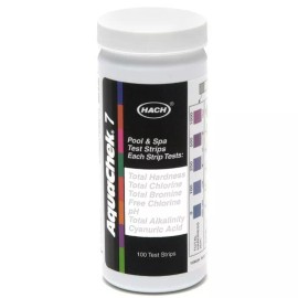 AquaChek NEW Aquacheck 7 way Test Strips AC551236 Pool Water Testing Strips - 100 Strips