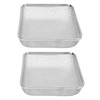 2Pcs RV Furnace Vent 4.5 X 4.5in Heavy Duty Stainless