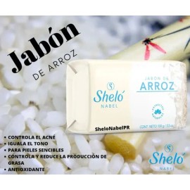 Jabón De Arroz Unificar Tono De Piel Shelo Nabel 100g S1408