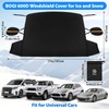 BOGI Windshield Cover for Ice and Snow, Heavy Duty 600D