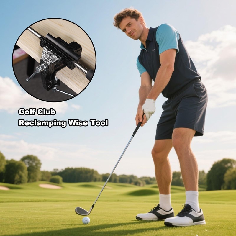 Lyreh Werkzeugset zum Entfernen von Golfgriffen, Golfgriff-Kit zum Neubefestigen, inkl