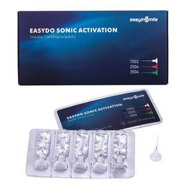 SNAWOP Easydo Sonic - Puntas de aguja para sistema de activación sónica, 60 unidades, #1502, puntas activadoras endodónticas, material de polímero suave y flexible, nunca se rompe la lima
