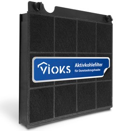 VIOKS Carbon Filter Cooker Hood 225 x 210 mm Replacement for Elica Model15 Wpro 484000008575 CHF15/1 Type15 MCFE01 902980045/6 197465 AH040 FCH160 Candy 4901959 5 9029793818 Activated Carbon Filter