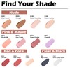FOCALLURE Moisturizing Shiny Lipstick,Pearl Shimmery Finish,Hydrating Tinted Lip Balm with