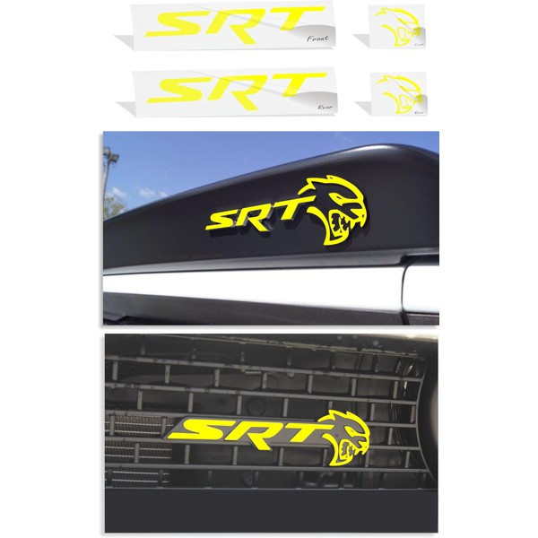 Reflective Concepts - SRT Badge Overlay Decal Stickers - Grille