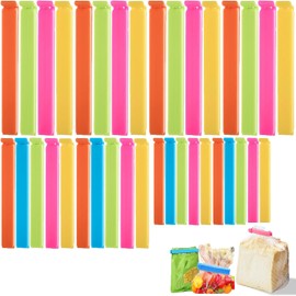 36 Pinzas Para Bolsas De Alimentos, Clips Para Bolsas De Alimentos, 3 Tamaños (7cm, 9cm, 11cm), Ideal Para Todo Tipo De Necesidades En Actividades Como El Hogar, La Oficina o El Camping
