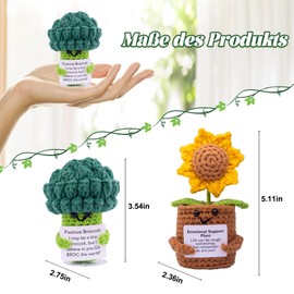 Mwmoeen Pocket Hug Positive Kartoffel, Geschenke Positive Kartoffeln und Blumentöpfe, Handgemachte Häkeln Positive Kartoffel, Inspirierende Kartoffel Tasche Umarmung