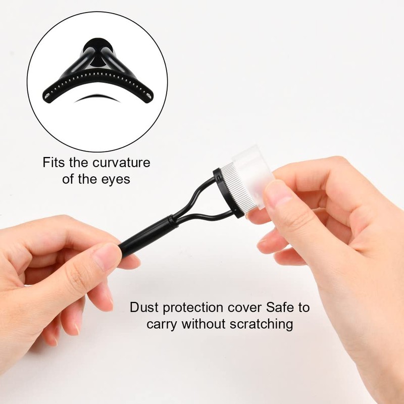 URAQT Eyelash Comb, Eyelash Separator Eyebrow Brush, Metal Teeth Eye