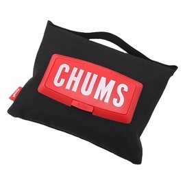 Chums Men's Pouch Recycle Wet Tissue Case, Black