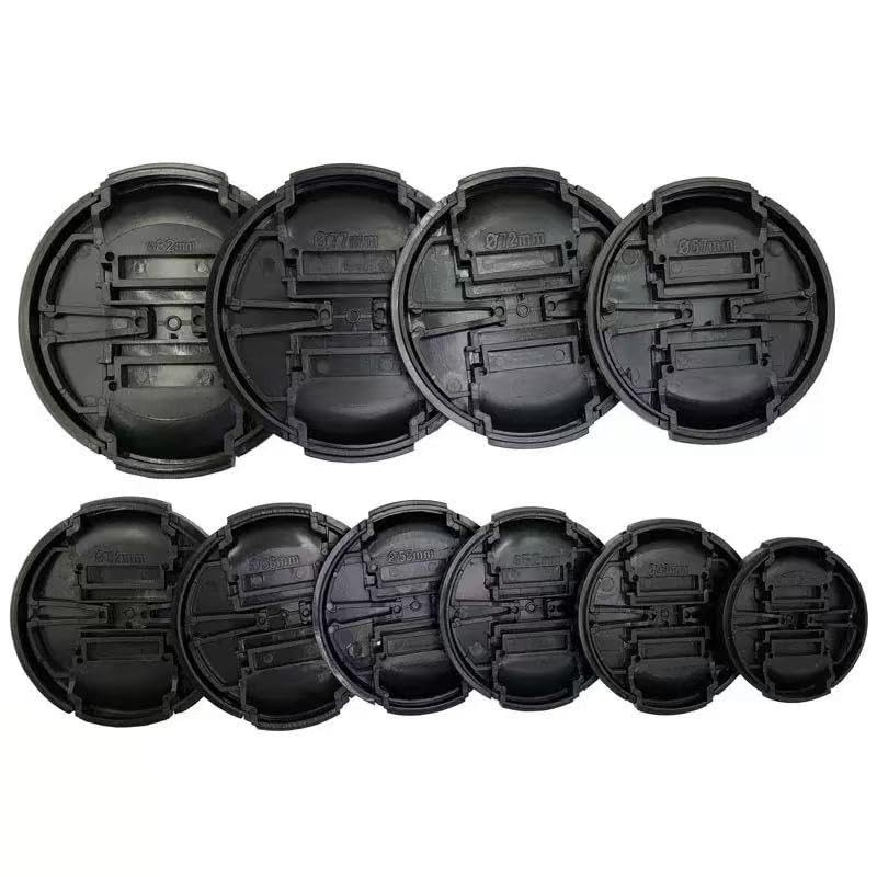 Shenligod 43mm Lens Cap with Lens Cap Leash Hole Bundle