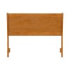 AFI Casanova Full Solid Wood Panel Headboard in Light Toffee