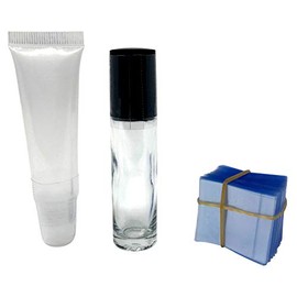Clear Perforated Shrink Band for Lip Gloss Squeeze Tubes and Small Roll-On Bottles (1,000 Pack)
