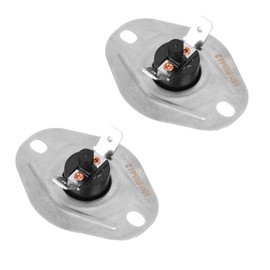 2pcs HH18HA452 Furnace Flame Rollout Limit Switch, L250 High Temp Safety Switch Compatible with Carrier Bryant Payne HVAC Systems Replacement for Furnace Parts