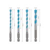 Bosch 4x Expert HEX-9 Multi Construction Drill Bit Set (for