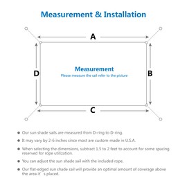 Eden's Decor Straight Flat Edge Sun Shade Sail with Grommets, Pergola Shade Cover Outdoo Sun Shade, Patio Shade, Deck Shade(Beige, 4' X 10')