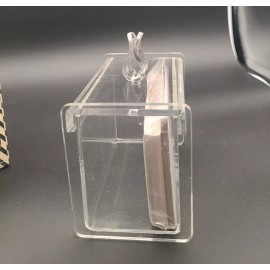 Huang Display Top Recipe Box Acrylic Office Home Desk.