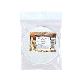 大黒工業 丸型アルミシート ケーキ 敷紙 C-115 100枚入 直径11.5cm シルバー