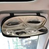 TSUGAMI Car Sun Visor Organizer, PU Leather Vehicle Sunshade Storage