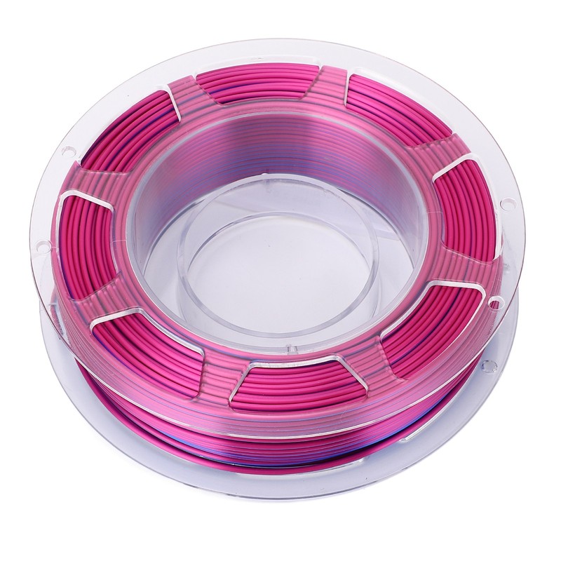 PLA Filament Dual Color Blue and Purplish Red 1.75mm 200g
