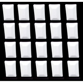 JSP Manufacturing White 4x6 Fence Post Caps(3-5/8"x 5-5/8") Multipack Made in USA Wholesale Bulk Pricing Fits Treated Posts 4 x 6 Nominal Fence Post Caps White (20)