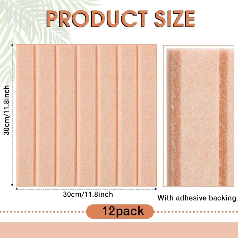 Honoson 12 Pack 47" x 35" Large Cork Board Alternative