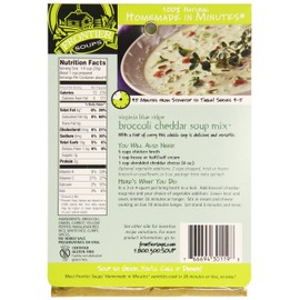 Frontier Soups Homemade In Minutes Soup Mix, Virginia Blue Ridge Broccoli Cheddar, 5 Ounce