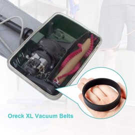 KEEPOW 0300604 Vacuum Belts Compatible with Oreck Vacuum Cleaner, Replacement Belt Parts for Oreck XL Upright Vacuum Cleaner (2 Pack)