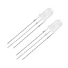 uxcell 20PCS 5mm 3-Pin Dual Bi-Color Diffused Common Cathode LED
