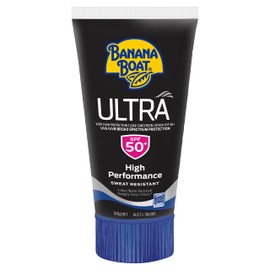 Banana Boat Ultra Sunscreen Lotion SPF50+ 100g, UVA/UVB, High Performance, Sweat Resistant, 4-Hour Water Resistant, Made in Australia