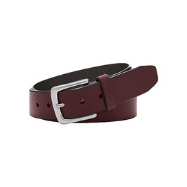 Fossil Men's Brown Leather Belt, Joe Burgundy, 32
