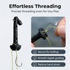 2PCS Magnetic Fly Threader, Fishing Accessories for Anglers, Universal Knot