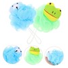 Beavorty Bath Shower Loofah Sponge Set Reusable Body Scrubber Exfoliating