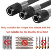 Bestgle 3 Pcs 1/4 Inch Hex Shank Quick Release Magnetic