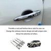 Hyorabyn Side Door Handle Cover Trim Fit for Nissan Rogue