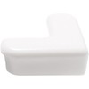 4Pcs White PVC Desk Edge Bumpers Adhesive Furniture Corner Protectors