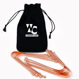 Wonder Care – 100 % Kupfer-Zungenschaber/Reiniger, ayurvedisch, anti-bakteriell für optimale Mundhygiene (3 Stück)