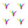 QUEOPFU 5Pcs Interchangeable Attachments Cat Feather Toys Replaceable Feathers