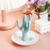 PUDDING CABIN - Soporte para anillos de cactus para mujer,