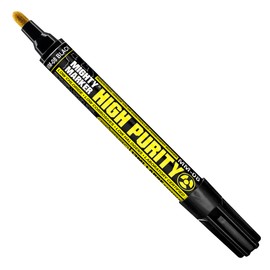 Mighty Marker Mighty Marker High Purity MM-08 Dual Tip Marker, 13ml Lab-Tested Paint, Dual Cone/Chisel Tip, Low Corrosive, Low Halogen & Chloride, Certificate & Lab Analysis Included, Made in USA - Black 12 Pack