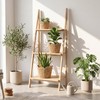 Lounsweer Scalloped Paper Rope Planter Basket Set of 3, Wicker
