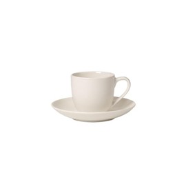 Villeroy & Boch 1041538420 Espresso Cup & Saucer, White