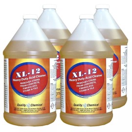 Quality Chemical XL-12 High Power Acid Cleaner - removes rust & oxidation - 4 gallon case